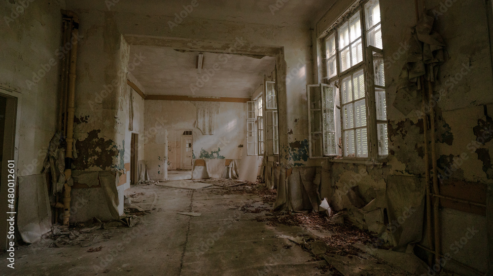Sunlight shines into a rotten room Sunlight shines into a rotten room
