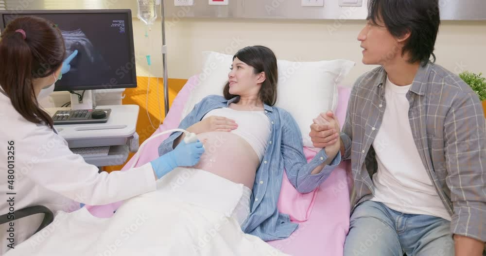 pregnant woman have ultrasound scan pregnant woman have ultrasound scan