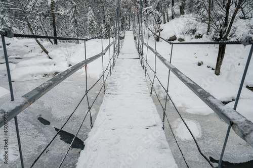 Beauty winter landscape wit...