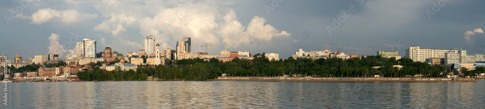 View of the city of Samara from the Volga River