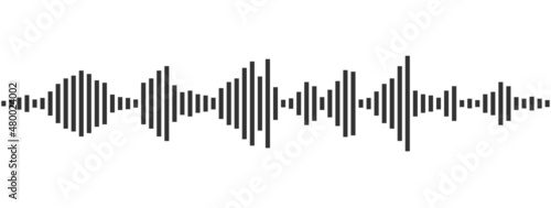 White audio display vector