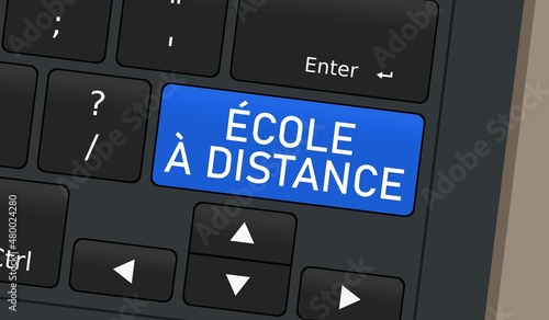 Ecole a distance, French language
