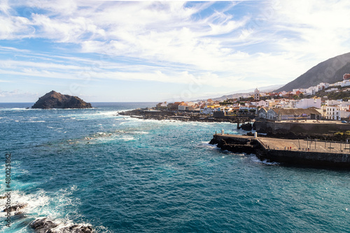 The town of Garachico on the Canary Island of Tenerife