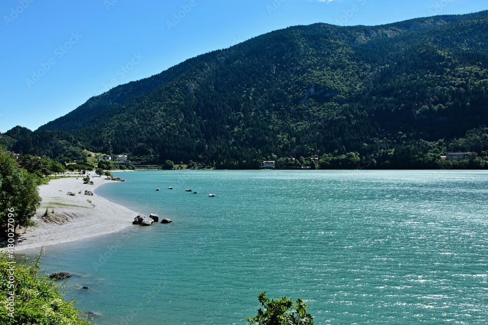 Italy-view of the lake Molveno