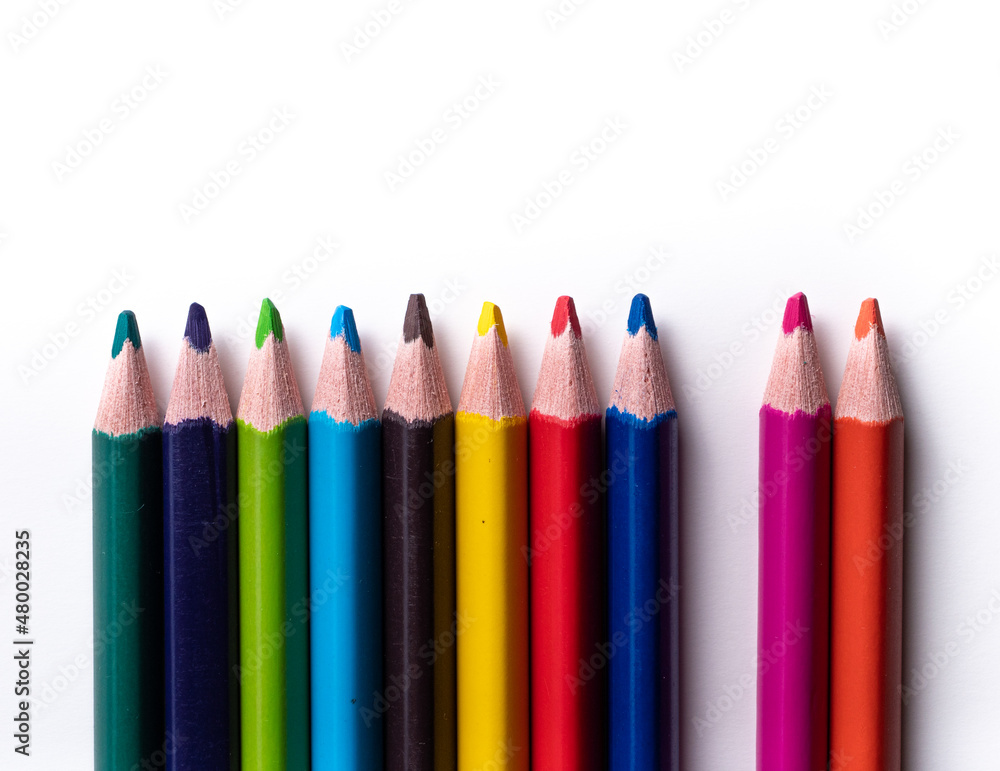 difference in thinking shown visually with colored pencils difference in thinking shown visually with colored pencils