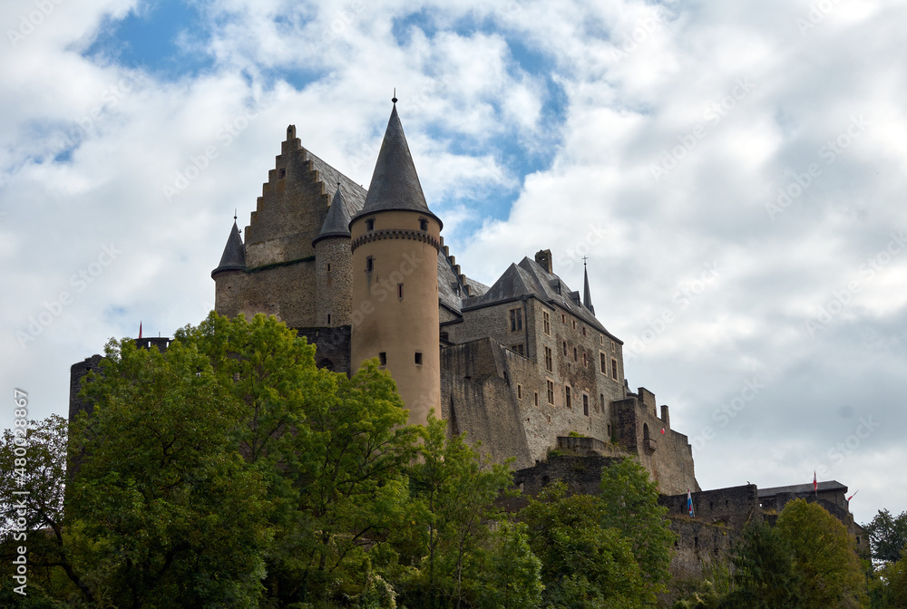 The Vianden Castle in Luxembourg