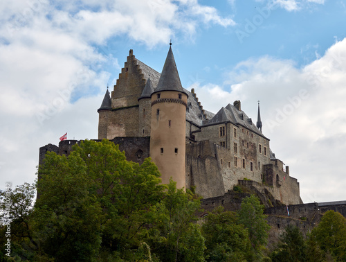 The Vianden Castle in Luxembourg