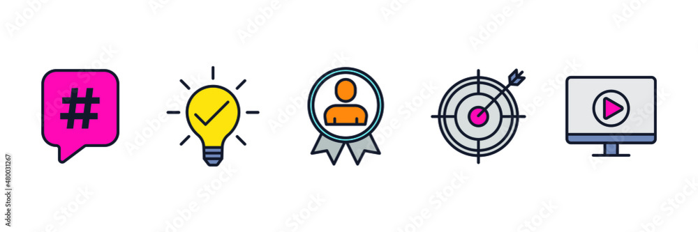 Blogger, blogging, blog elements set icon symbol template for graphic and web design collection logo vector illustration Blogger, blogging, blog elements set icon symbol template for graphic and web design collection logo vector illustration