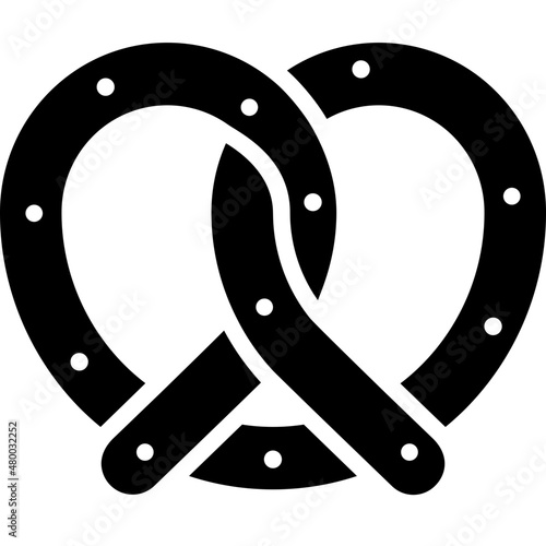 pretzel solid icon