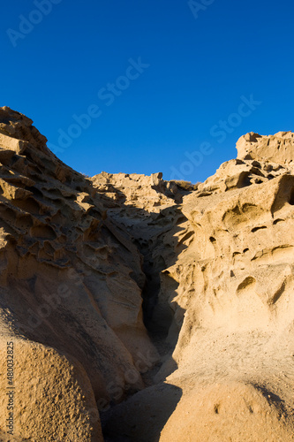 Vlychada beach volcanic ash...
