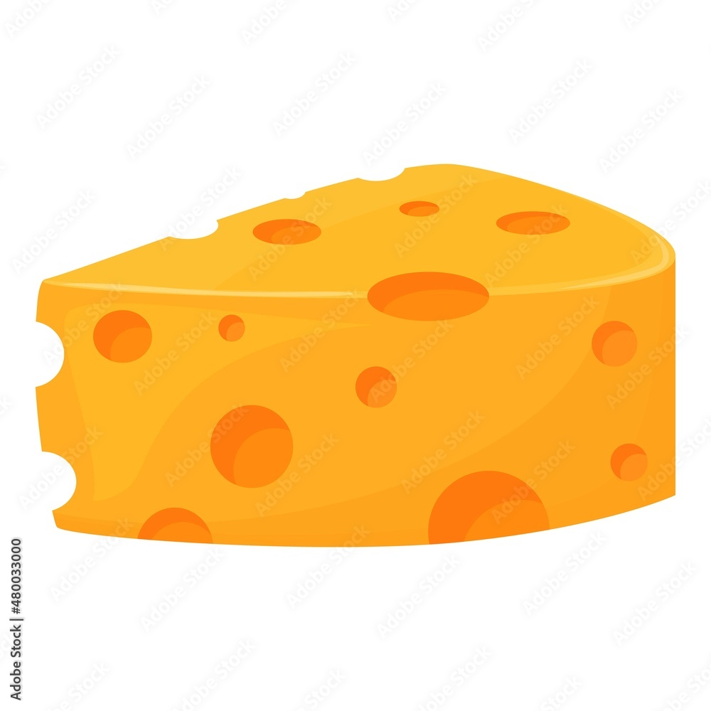 Cheese icon cartoon vector. Shop product. Food dessert Cheese icon cartoon vector. Shop product. Food dessert