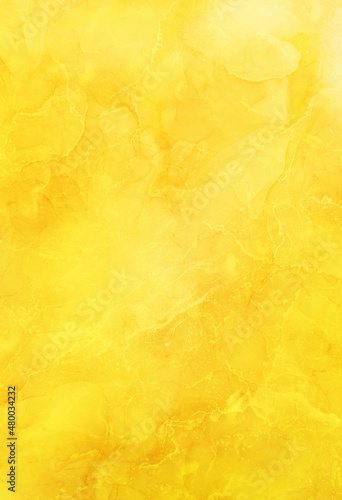Decorative Marble Effect Stylish Yellow with Khaki Colors Abstract Pattern Background Fashion Or Cosmetics Concept Used As Background