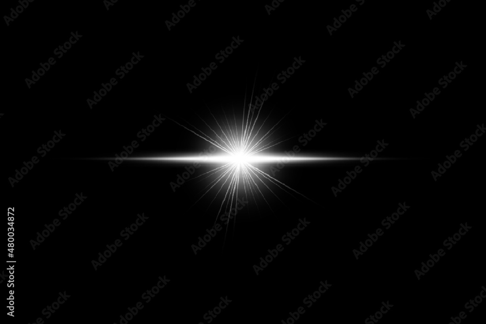 Abstract White glowing lens flare Abstract White glowing lens flare