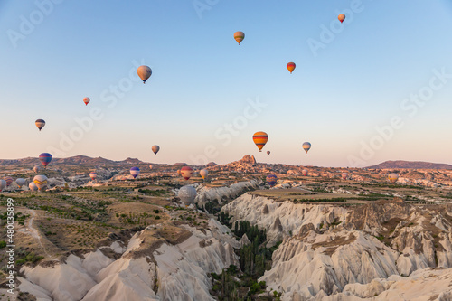 air, anatolia, ancient, ballon, balloon, ballooning, cappadocia, colorful, flight, fly, geology, hill, hot, kapadokya, Landscape, morning, Mountain, nature, nevsehir, outdoor, rock, sky, sun, sunrise,