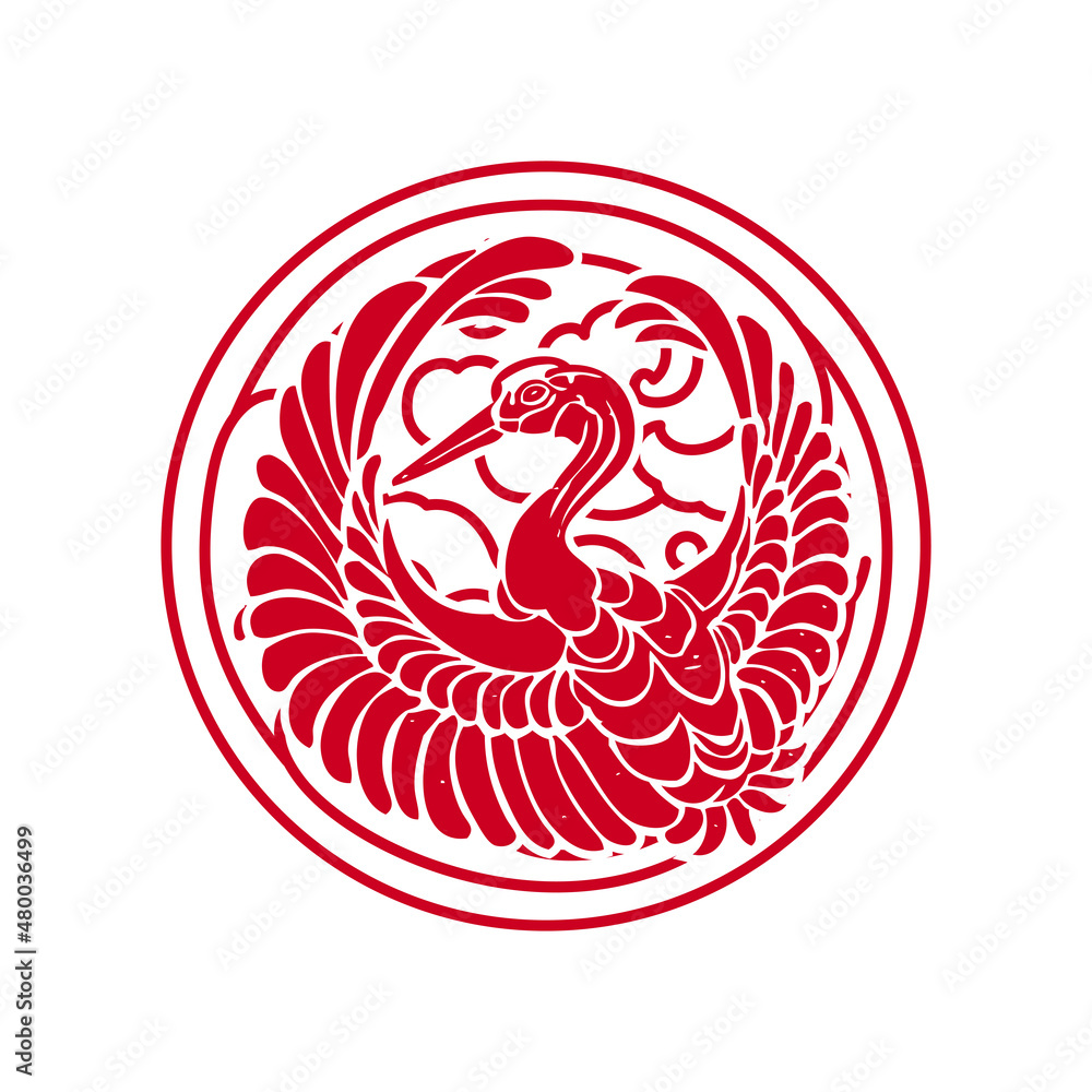 vector illustration of red bird concept vector illustration of red bird concept