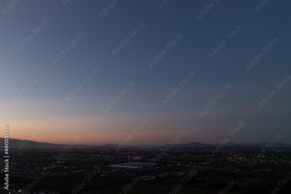 Vista panorámica de Tultitlán, Estado de México Vista panorámica de Tultitlán, Estado de México