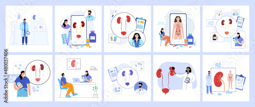 Kidney medical set