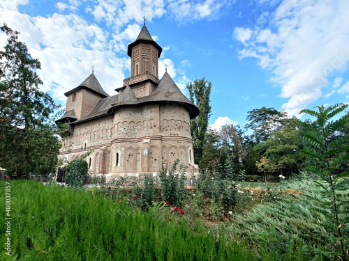 Photography Old Sfanta Precista fortified church, in Galati, Romania - built between 1643 an