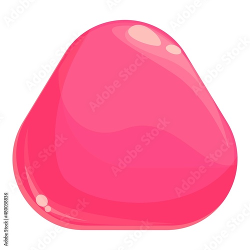 Fruit jelly icon cartoon vector. Gummy candy. Sweet bear