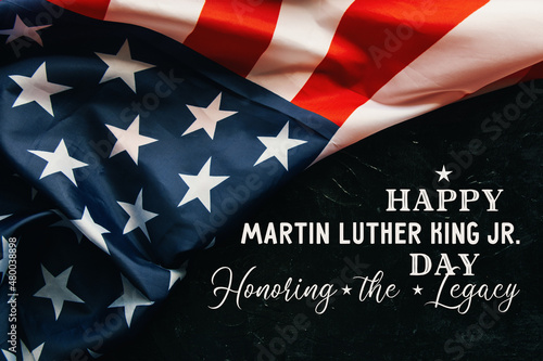 Принти на полотні national federal holiday in USA MLK background