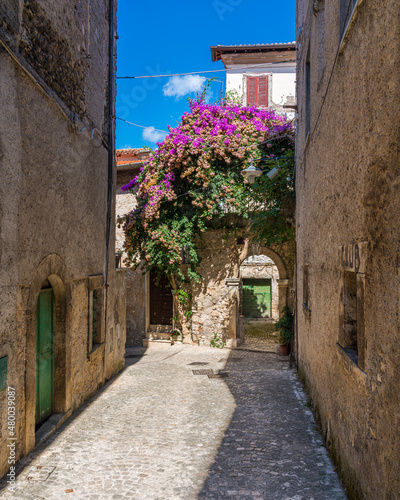 Scenic sight in Maenza, beautiful little town in the province of Latina, Lazio, Italy. photo