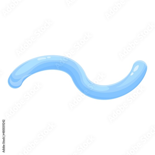 Wave jelly icon cartoon vector. Sweet fruit. Food candy