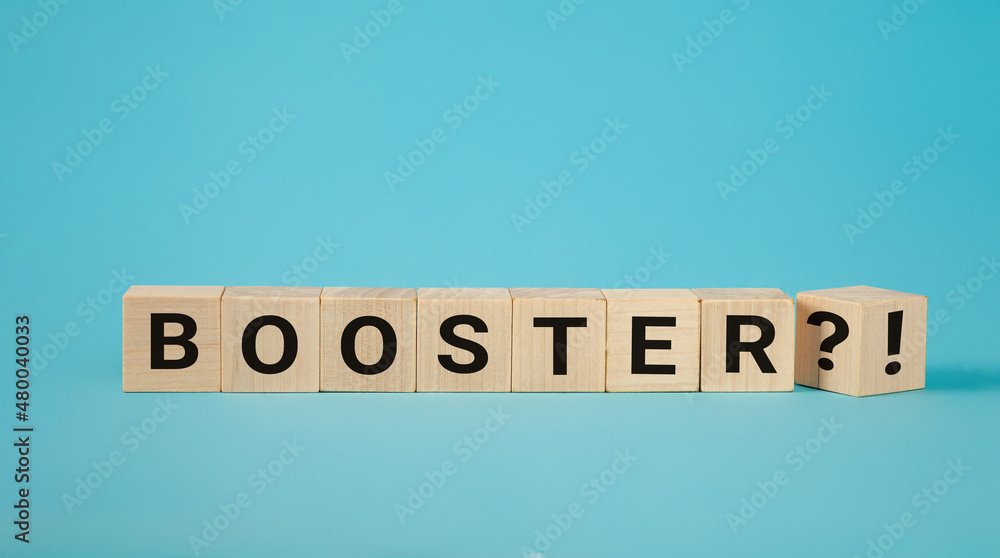 Symbol for a covid booster shot. Turns dice and changes the expression booster to booster Booster injection to boost immunity or COVID-19 vaccine booster concept Symbol for a covid booster shot. Turns dice and changes the expression booster to booster Booster injection to boost immunity or COVID-19 vaccine booster concept