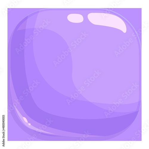 Jelly sticker icon cartoon vector. Candy gummy. Candy sweet