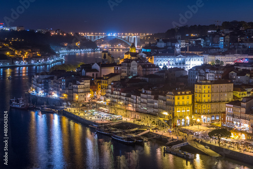 city view of porto old town, portugal