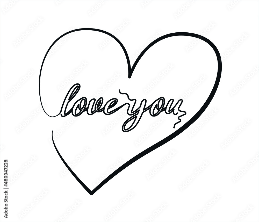 
heart love concept, i love you. heart symbols for pattern, wallpaper, background, banner, label, card, cover, etc vector design.
