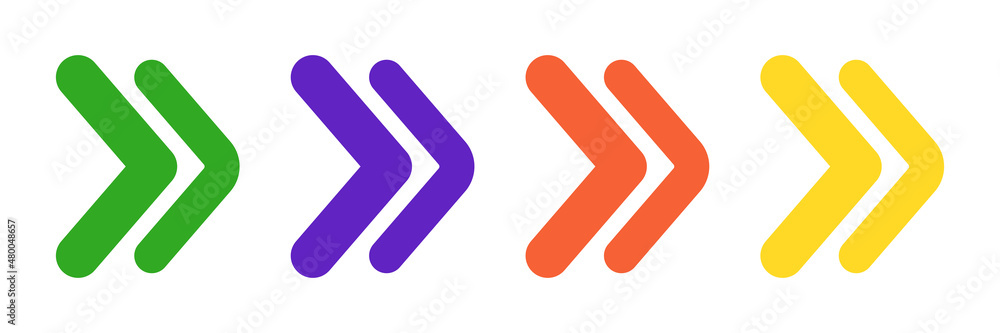 Abstract arrow set icon vector illustration Abstract arrow set icon vector illustration
