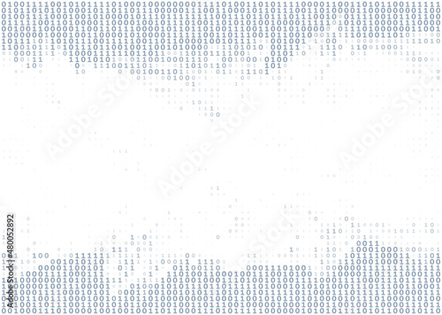 Digital background with ones and zeros. Pattern with binary code
