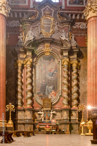 Baroque interior of the Parish Church 