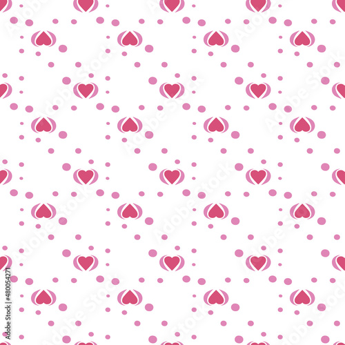 Decorative romantic style print. Seamless pattern. Vector design for scrapbook, wrapping paper, wallpaper, fabric, covers, manufacturing, stationery.