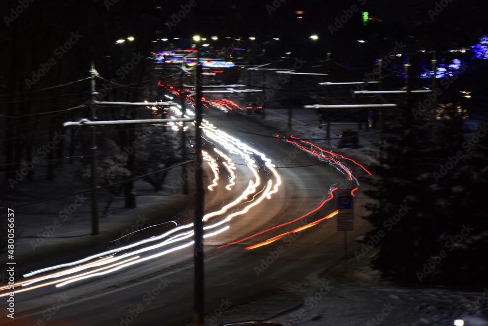 Obraz premium traffic in the city