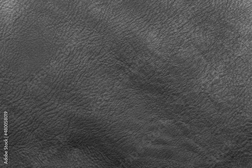 Black Abstract Pattern Leather Natural Background Dark Material Texture