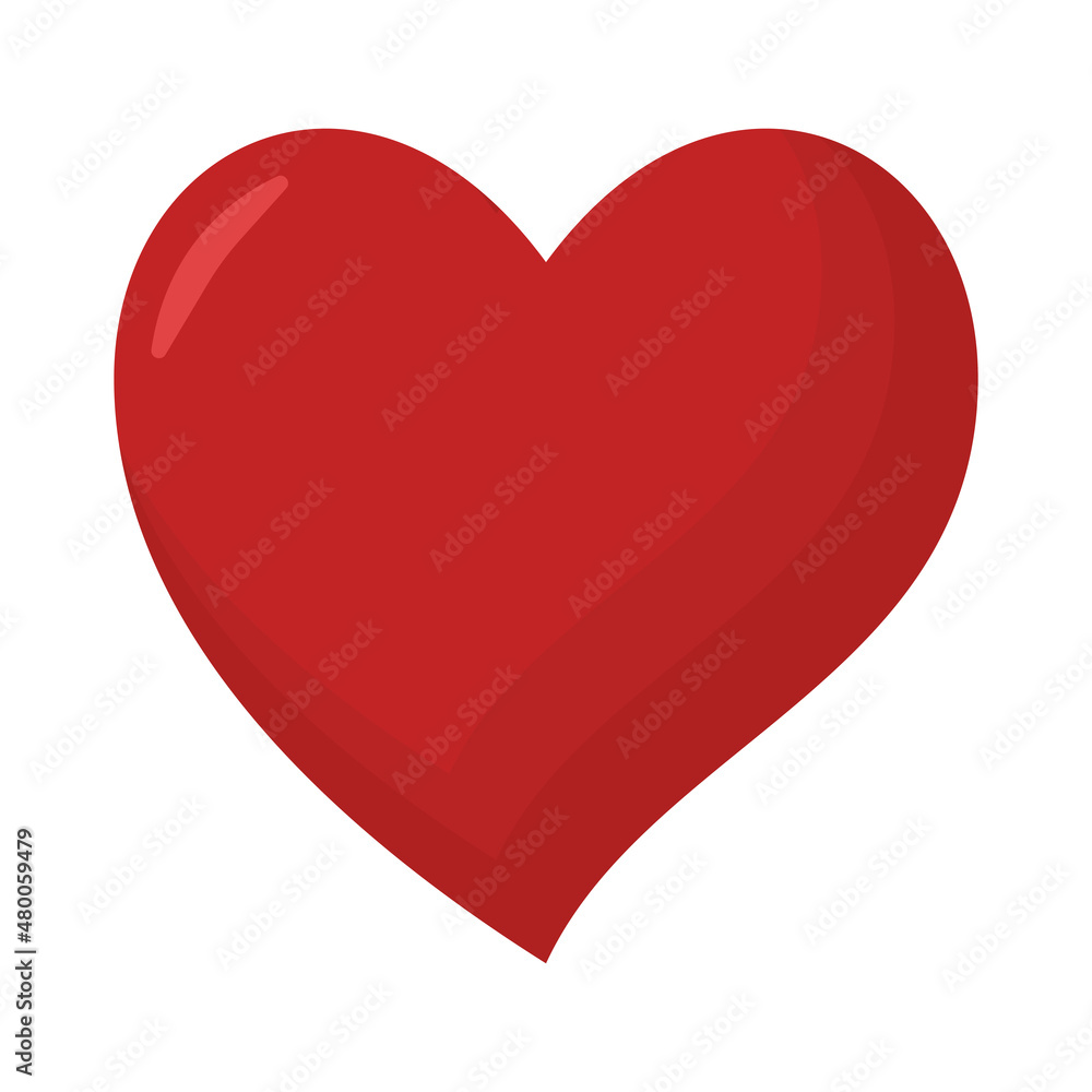 big red heart illustration big red heart illustration