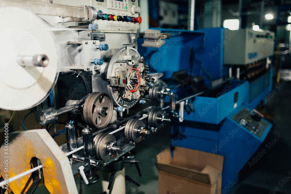 fiber optic cable production plant, machine line. fiber optic cable production plant, machine line.