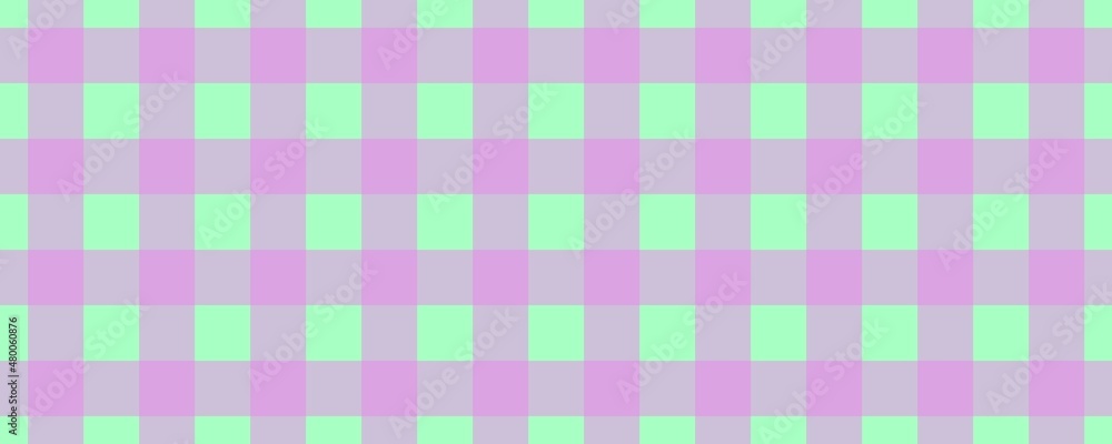 Banner, plaid pattern. Mint on Violet color. Tablecloth pattern. Texture. Seamless classic pattern background. Banner, plaid pattern. Mint on Violet color. Tablecloth pattern. Texture. Seamless classic pattern background.
