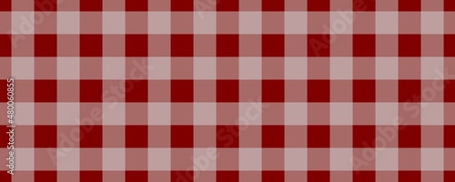 Banner, plaid pattern. Maroon on Light grey color. Tablecloth pattern. Texture. Seamless classic pattern background.