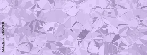 Banner abstract macro crystal geometric background texture Light lavender color. Random pattern background. Texture Light lavender color pattern background.