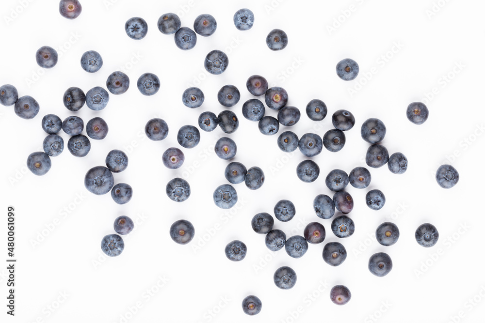 Tasty blueberries isolated on white background. Tasty blueberries isolated on white background.