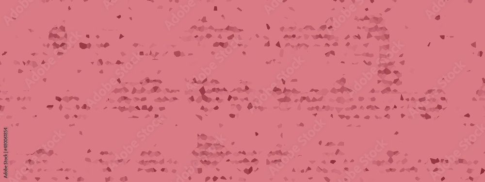 Banner, random geometric shapes with Brick red color. Random pattern background. Texture Brick red color pattern background.