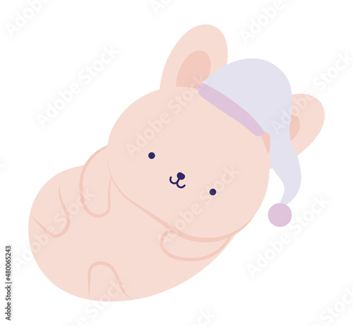 sleepy rabbit design