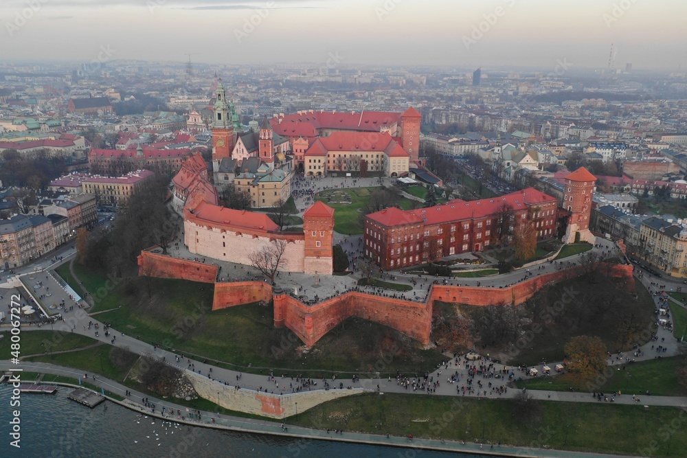 Wawel z drona
