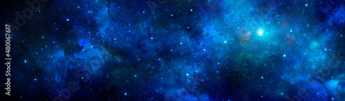 Fototapeta Naklejka Na Ścianę i Meble -  Stellar background and nebula in outer space