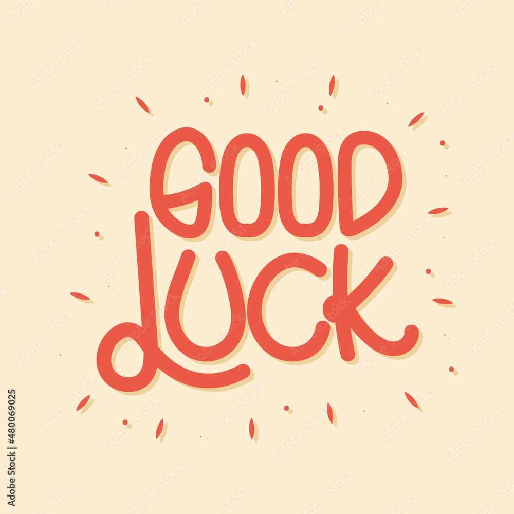 Obraz premium good luck card