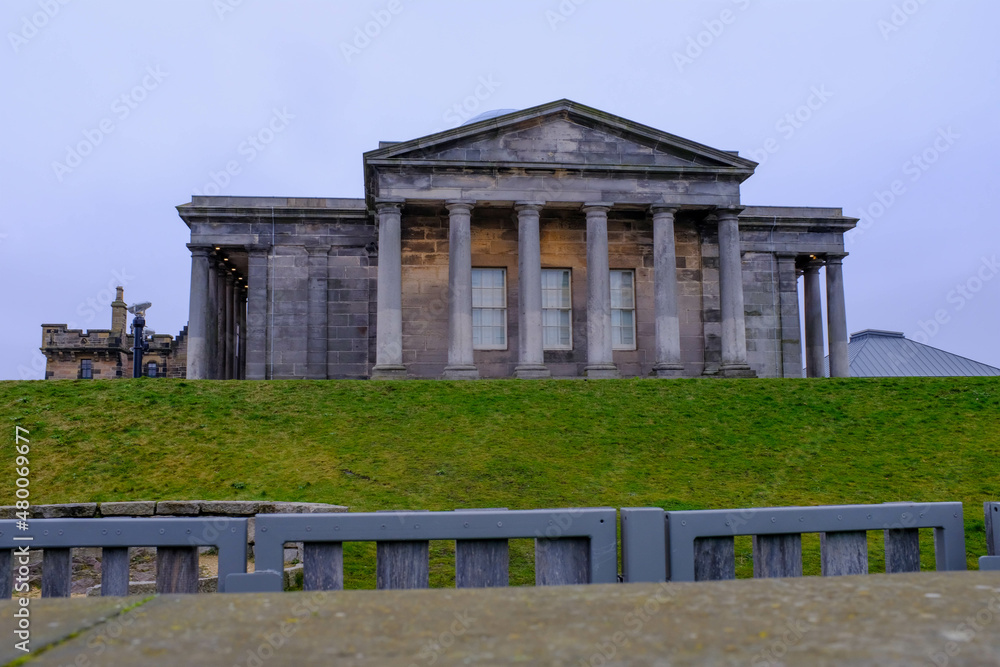 Fototapeta premium Edinburgh - Calton Hill - Medival Stone Monument