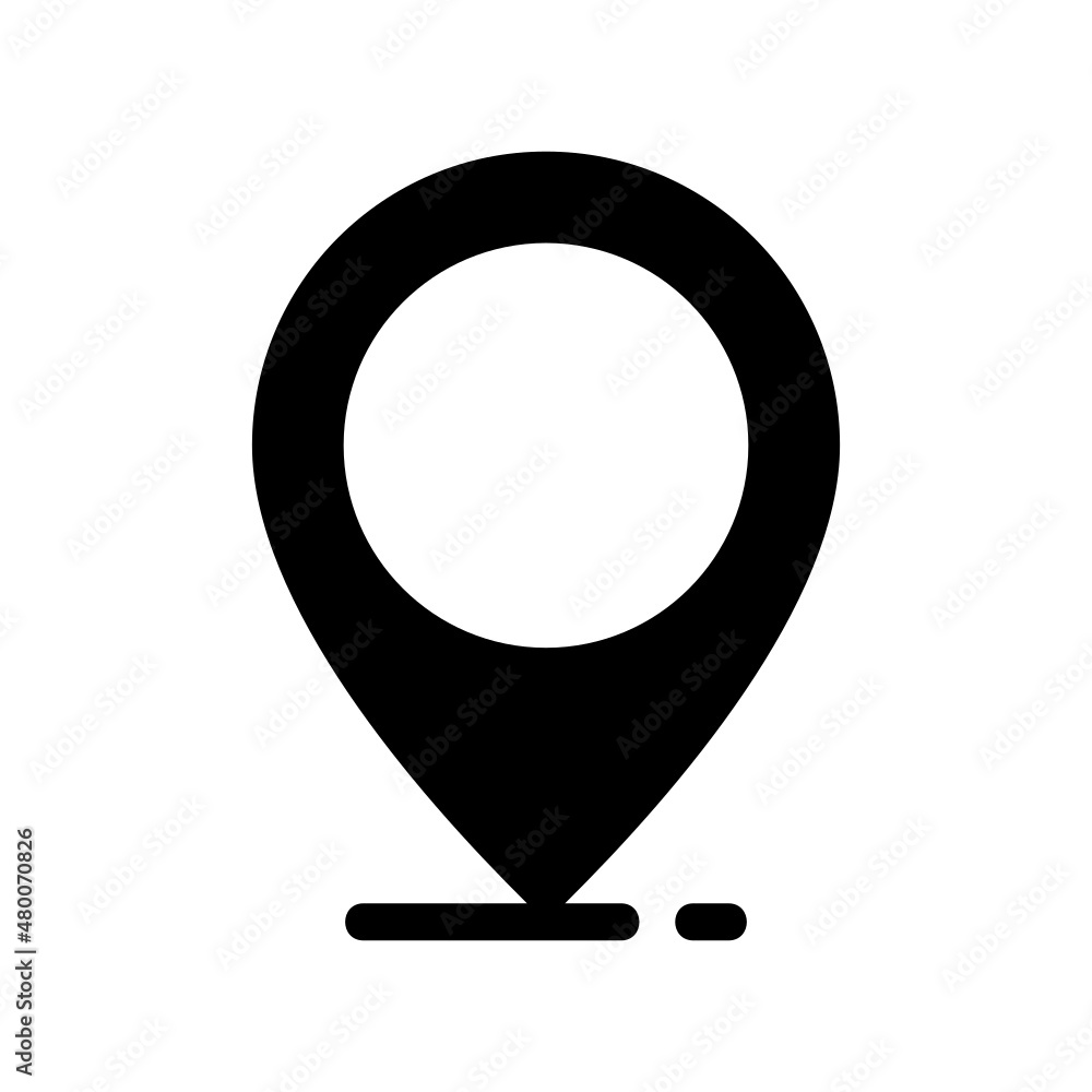 Location icon isolated on white background Location icon isolated on white background