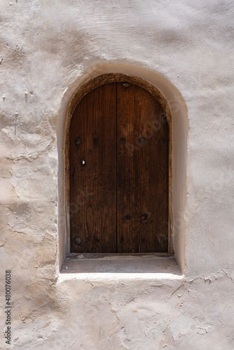 puerta de madera